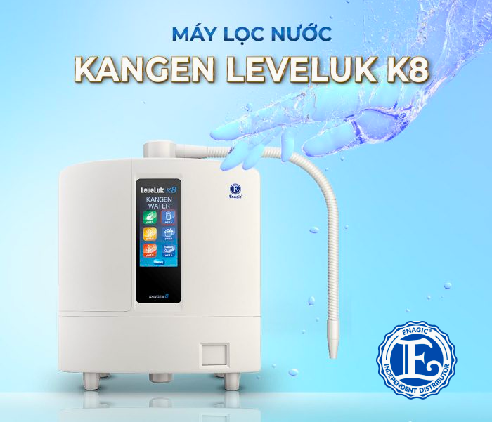 Khám phá cấu tạo, công dụng và giá máy lọc nước Kangen LeveLuk K8