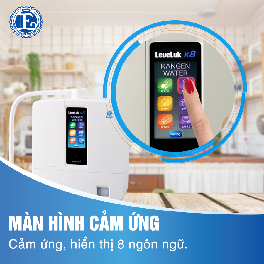 Khám phá cấu tạo, công dụng và giá máy lọc nước Kangen LeveLuk K8