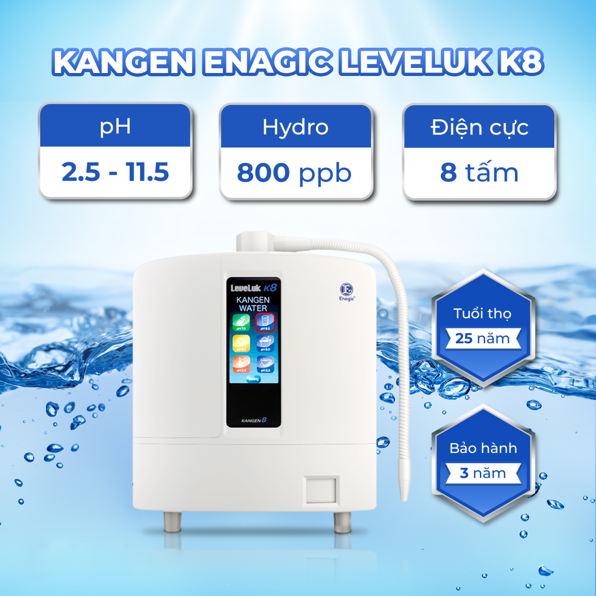 Siêu thị ion kiềm - Địa chỉ mua máy lọc nước điện giải Kangen uy tín, chính hãng