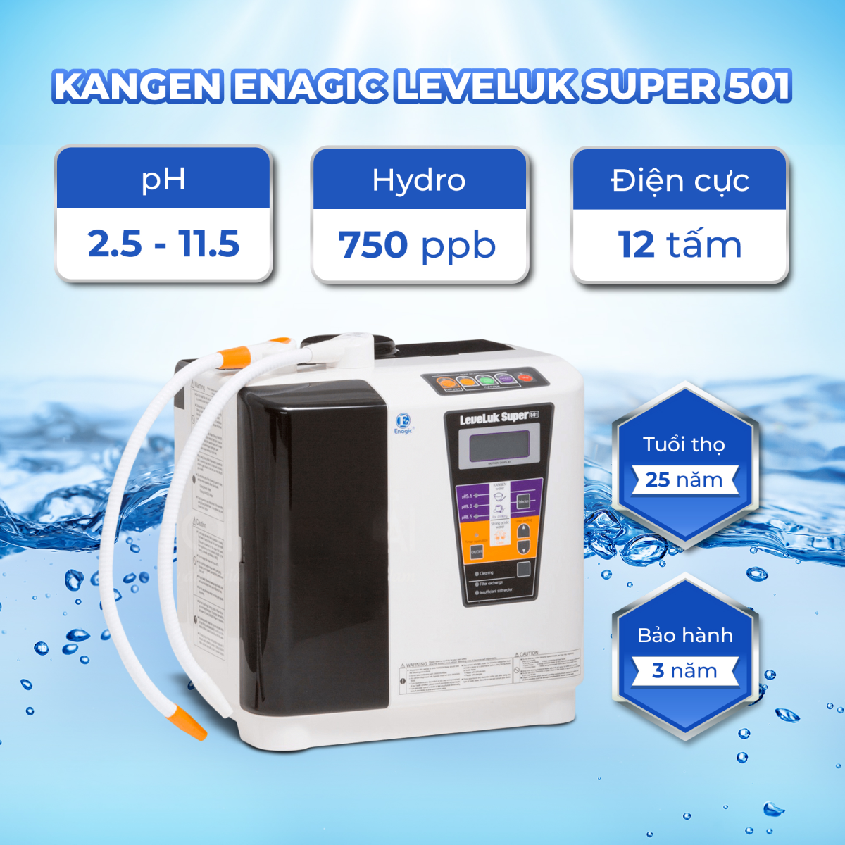 Siêu thị ion kiềm - Địa chỉ mua máy lọc nước điện giải Kangen uy tín, chính hãng