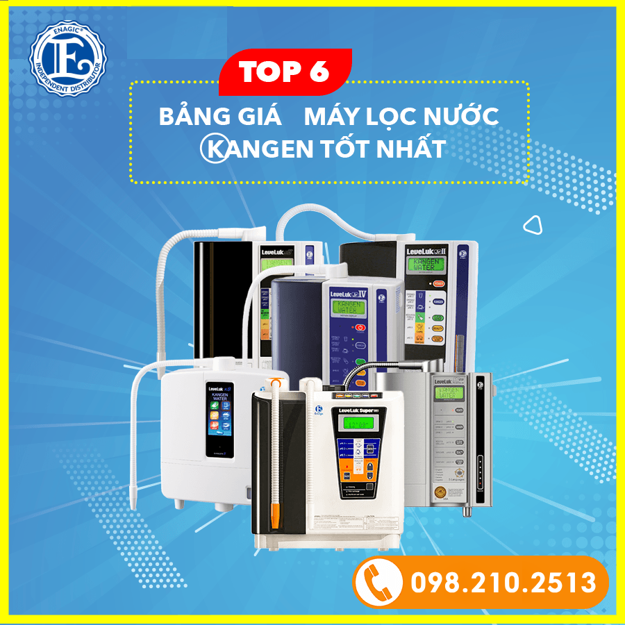 Siêu thị ion kiềm - Địa chỉ mua máy lọc nước điện giải Kangen uy tín, chính hãng